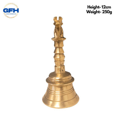 Brass Pooja Hand Bell-Global Food Hub