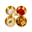 Brass Prasad and Kumkum Bowl : 8x8 cm-Global Food Hub