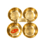 Brass Prasad and Kumkum Bowl : 8x8 cm-Global Food Hub