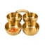 Brass Prasad and Kumkum Bowl : 8x8 cm-Global Food Hub