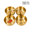 Brass Prasad and Kumkum Bowl : 8x8 cm-Global Food Hub