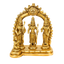 Brass Ram Darbar with Ring - 19cm Height-Global Food Hub