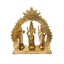 Brass Ram Darbar with Ring - 19cm Height-Global Food Hub
