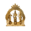 Brass Ram Darbar with Ring - 19cm Height-Global Food Hub
