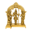 Brass Ram Darbar with Ring - 20cm Height-Global Food Hub