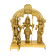 Brass Ram Darbar with Ring - 20cm Height-Global Food Hub