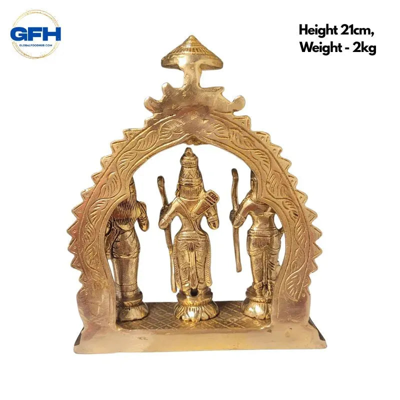 Brass Ram Darbar with umbrella-Global Food Hub