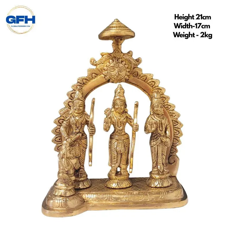 Brass Ram Darbar with umbrella-Global Food Hub