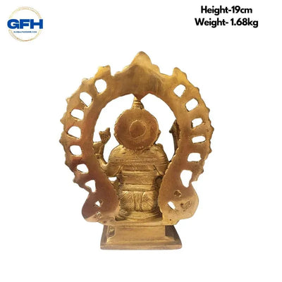 Brass Ring Ganesh Statue-Global Food Hub