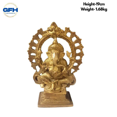 Brass Ring Ganesh Statue-Global Food Hub