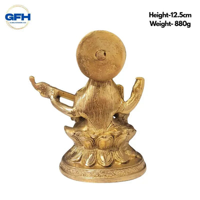 Brass Sarasvati Statue-Global Food Hub