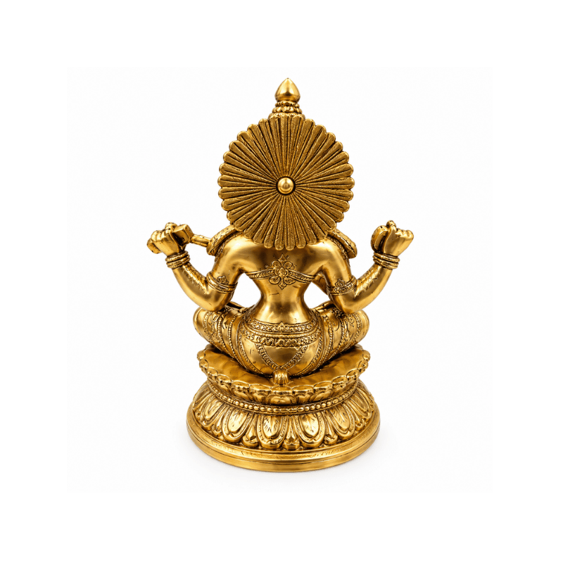 Brass Sarasvati Statue-Global Food Hub