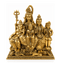 Brass Shiva Family M Statue-Global Food Hub