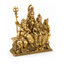 Brass Shiva Family M Statue-Global Food Hub