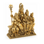 Brass Shiva Family L Statue-Global Food Hub