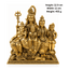 Brass Shiva Family L Statue-Global Food Hub