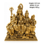 Brass Shiva Family L Statue-Global Food Hub