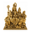 Brass Shiva Family M Statue-Global Food Hub