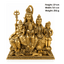 Brass Shiva Family M Statue-Global Food Hub