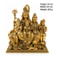 Brass Shiva Family M Statue-Global Food Hub
