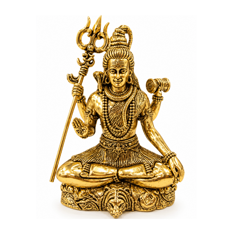 Brass Shiva S Miniature Statue-Global Food Hub