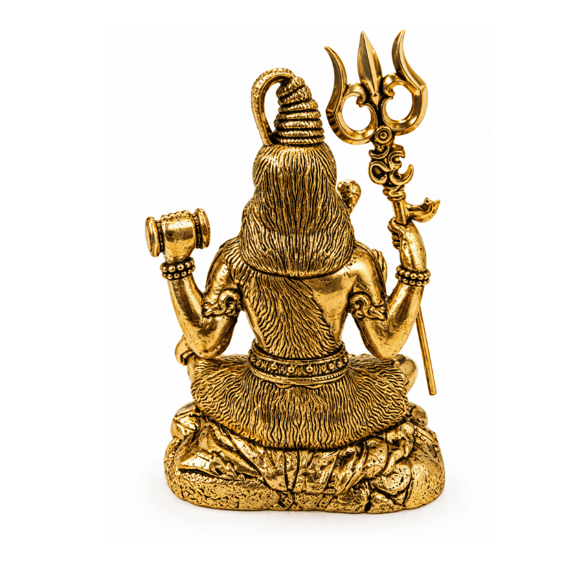 Brass Shiva S Miniature Statue-Global Food Hub