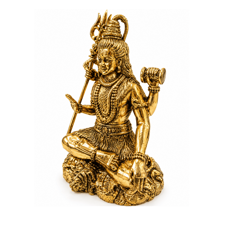 Brass Shiva S Miniature Statue-Global Food Hub
