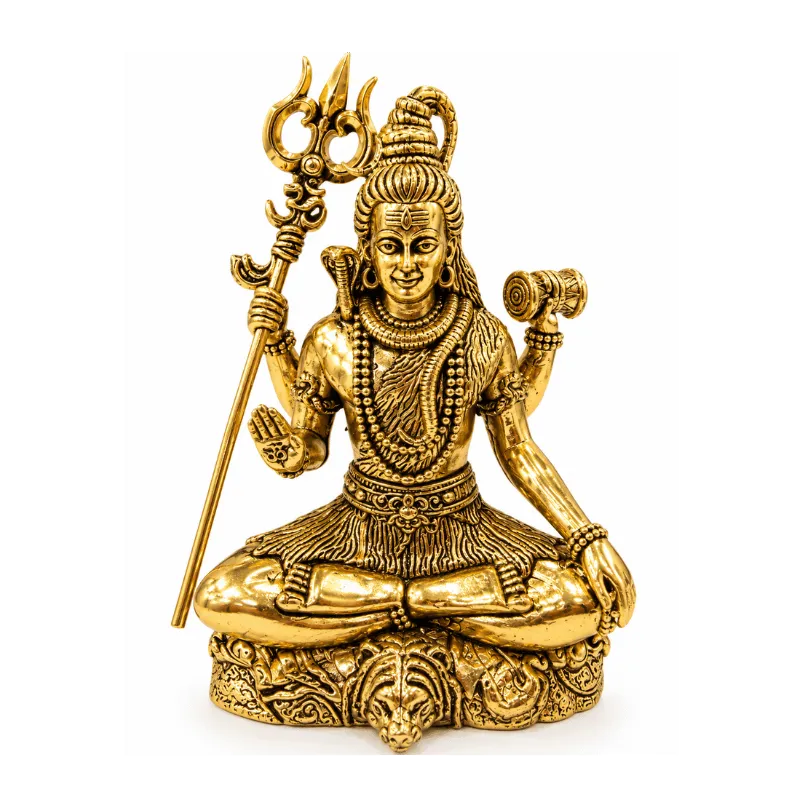 Brass Shiva S Miniature Statue-Global Food Hub