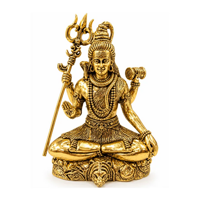 Brass Shiva S Miniature Statue-Global Food Hub