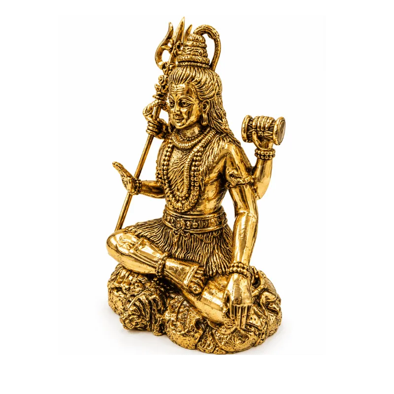 Brass Shiva S Miniature Statue-Global Food Hub