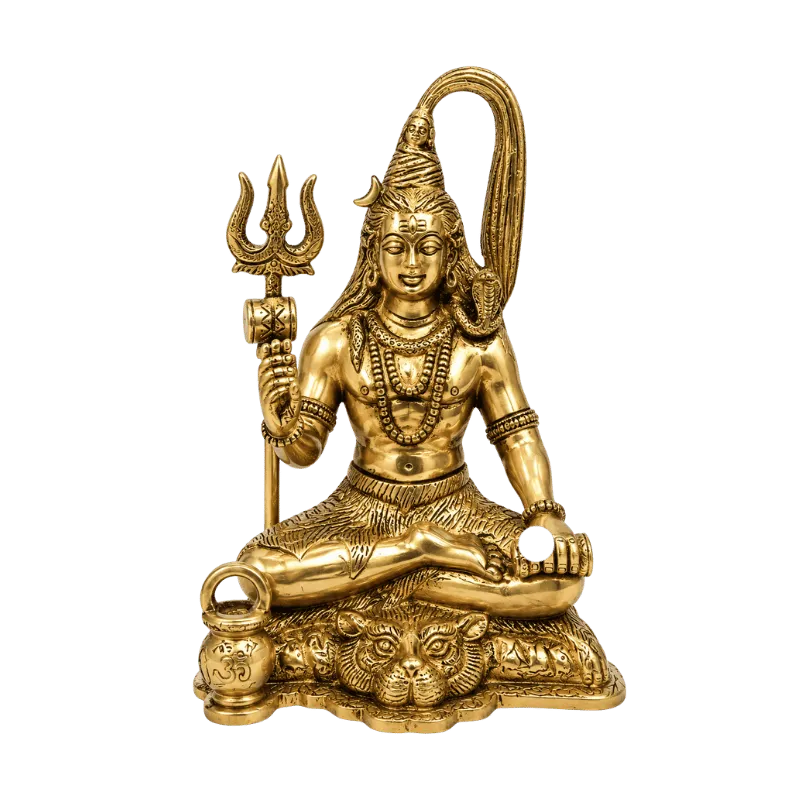 Brass Shiva Statue-Global Food Hub