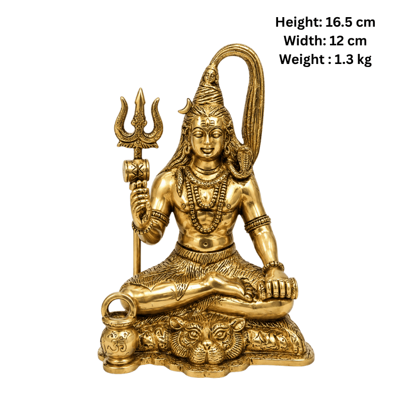 Brass Shiva Statue-Global Food Hub