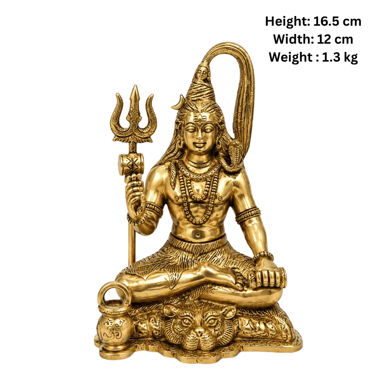 Brass Shiva Statue-Global Food Hub