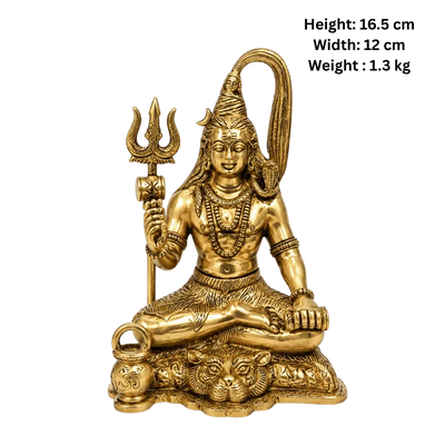 Brass Shiva Statue-Global Food Hub