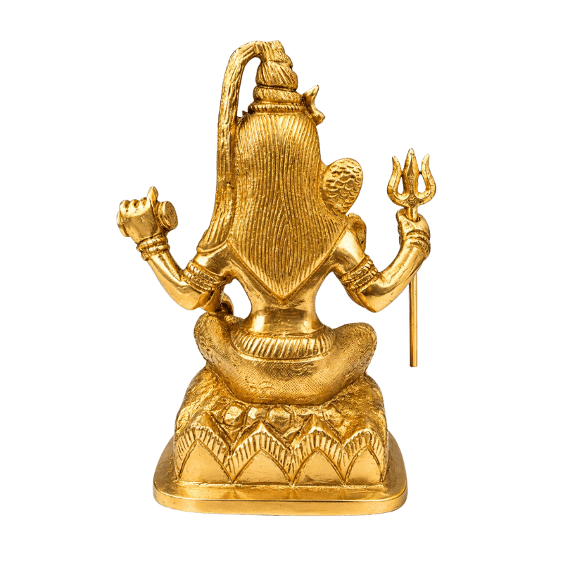 Brass Shiva with Trishul-Global Food Hub