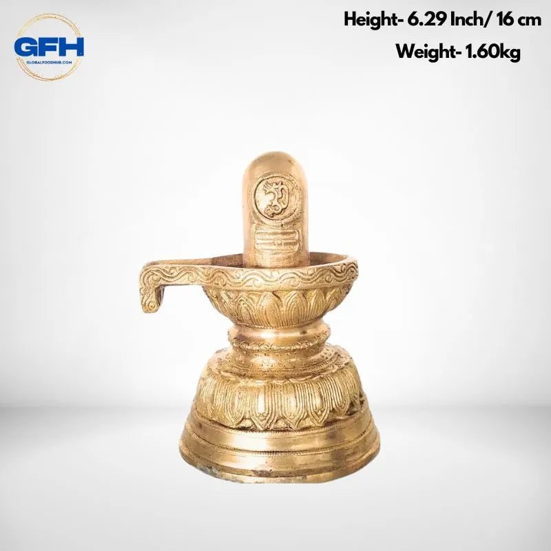 Brass Shivling Statue-Global Food Hub