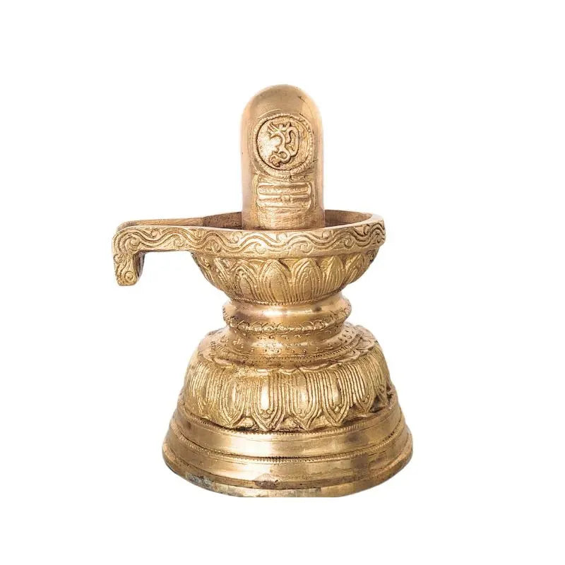 Brass Shivling Statue-Global Food Hub