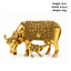 Brass Statue Miniature - Cow with calf-Global Food Hub