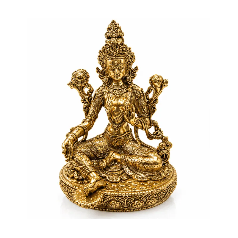 Brass Tara Devi S Statue-Global Food Hub
