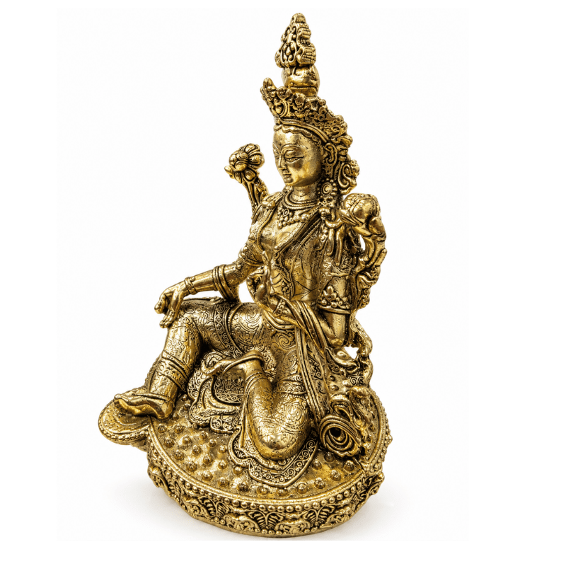 Brass Tara Devi S Statue-Global Food Hub