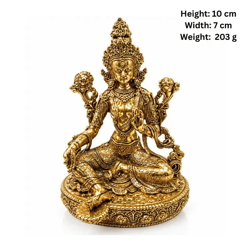 Brass Tara Devi S Statue-Global Food Hub