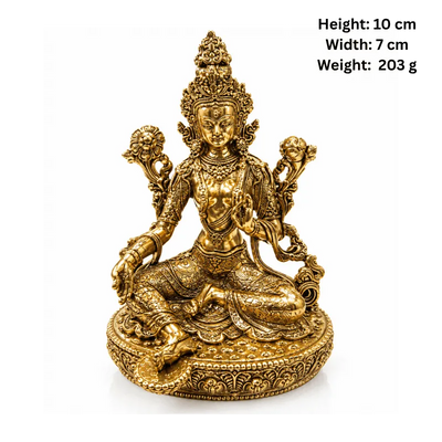 Brass Tara Devi S Statue-Global Food Hub