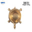 Brass Tortoise With Diya-Global Food Hub