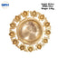 Brass Uruli 12 Diya-Global Food Hub