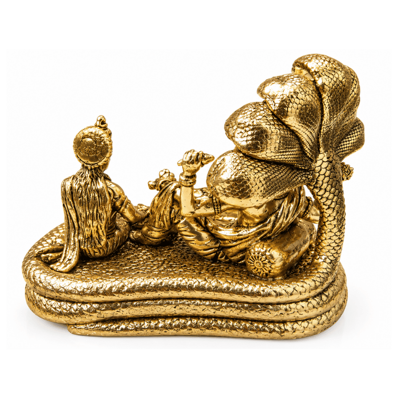 Brass Vishnu Lakshmi S Statue-Global Food Hub