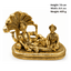Brass Vishnu Lakshmi M Statue-Global Food Hub