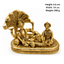 Brass Vishnu Lakshmi S Statue-Global Food Hub
