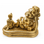 Brass Vishnu Lakshmi XS Statue-Global Food Hub