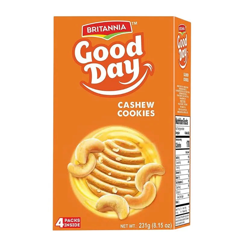 Britannia Good Day Cashew - 231g-Global Food Hub