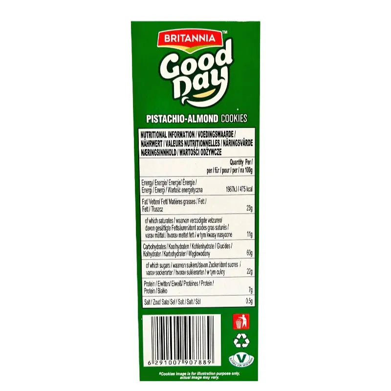 Britannia Good Day Pistachio Almond Cookies - 231g-Global Food Hub